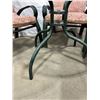 Image 8 : Round Glass Top Patio Table with Chairs, Cushions & Umbrella