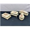 Image 1 : Genuine Alabaster Jewelry Boxes