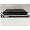 Image 8 : CD Collection with Binder, Magnavox DVD Player, Samsung Blu Ray Player