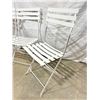 Image 2 : 4 Metal Folding Garden Chairs