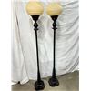 Image 1 : 2 Metal Lantern / Light Posts