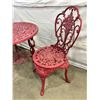 Image 2 : Metal Bistro Table & 2 Chairs