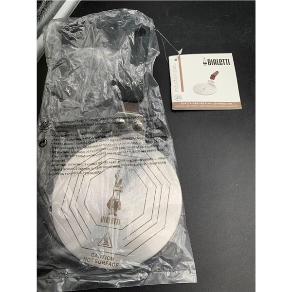 Bialetti Moka Induction Saucer Adapter for Small Cookware and Coffee Maker, 6 Cups, Diameter 13 cm, 