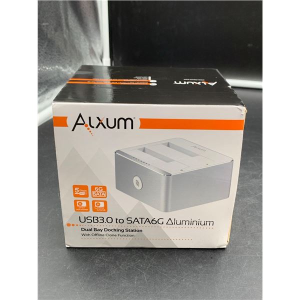 Dual Bay Docking Station with Offline Clone Function, USB3.0 to SATA6G Aluminium