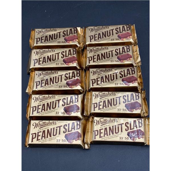 Whittaker's Original Peanut Slab Milk Chocolate Bar (10 x 50g)