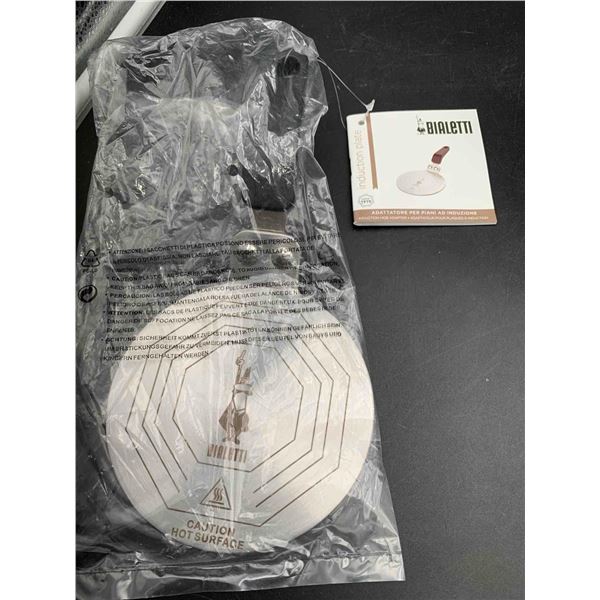 Bialetti Moka Induction Saucer Adapter for Small Cookware and Coffee Maker, 6 Cups, Diameter 13 cm, 