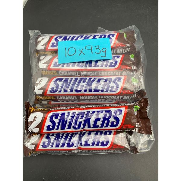 Snickers Candy Bars (10 x 93g)