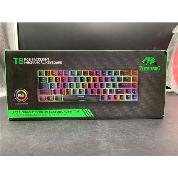 T8 RGB Backlight Mechanical Keyboard