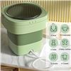 Image 1 : Portable Washing Machine, Mini Compact LED Display Clothes Washer 6L 3 in 1,Washer Spin Dryer with D