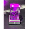Image 2 : hochance 3D Rose Crystal I Love You Multicolor Nightlight