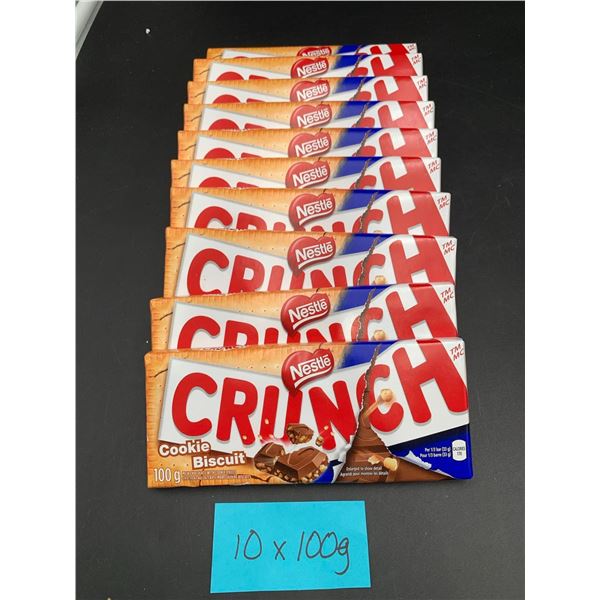 Nestle Crunch Candy Bars (10 x 100g)