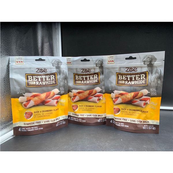 Zoe Better Than Rawhide Dog Treats (3 x 152g)