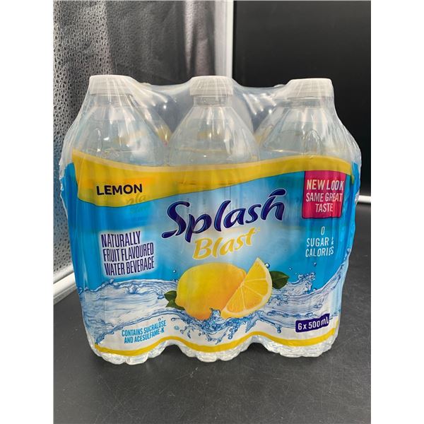 Splash Blast Lemon Flavoured Water (6 x 500ml)