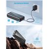 Image 2 : Solar Power Bank 30000mAh, Portable Charger Solar Charger Power Bank with 2 USB and Type C Output Po