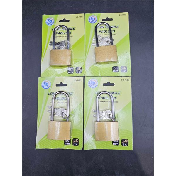 Lock Handle Padlocks (4ct)