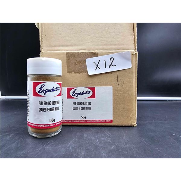 Engedura Pure Ground Celery Seed (12 x 50g)