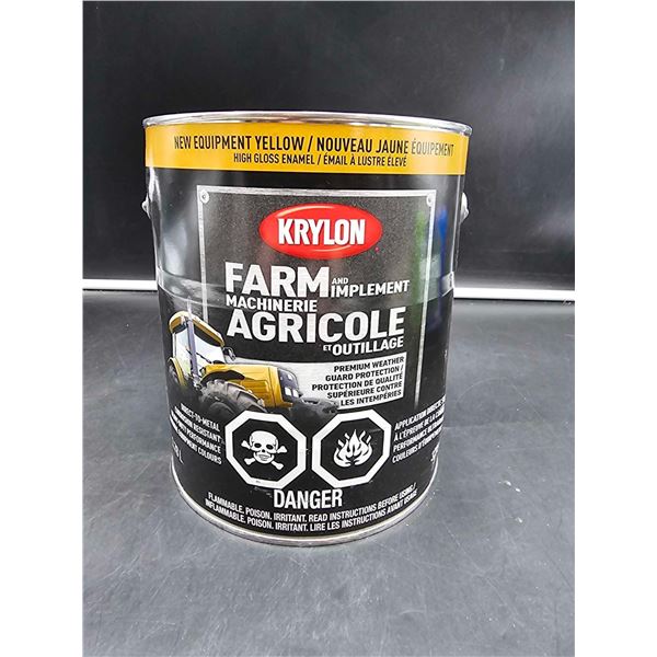 Krylon Farm and Implement-High Gloss Enamel New Equipment Yellow