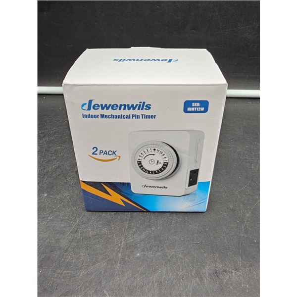 Dewenwills Indoor Mechanical Pin Timer