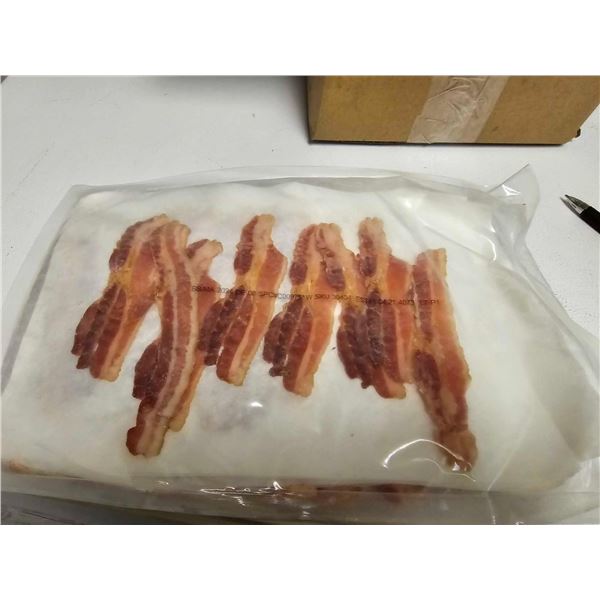 ***FROZEN*** Maple Leaf Foods Fully Cooked , Maple Wood Smoked Bacon - Aprox: 1.5Lbs