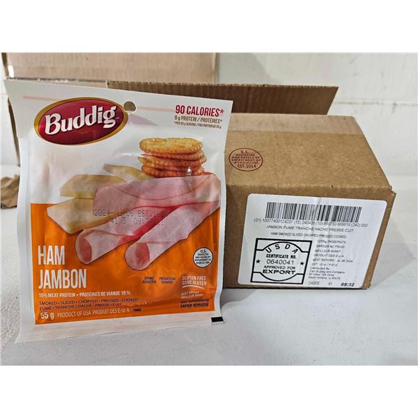 **FROZEN** Buddig Frozen Smoked Ham 12x55g