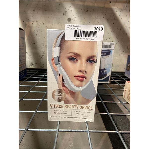 V-Face Beauty Device Electric Double Chin Reducer and V-Face Shaper with 6 Modes 12 Gear Adjustable 