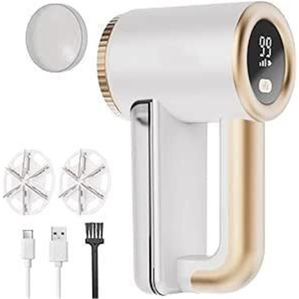 Electric Lint Remover - Rechargeable Fabric Shaver Bobble Remover for Clothes & Furniture - Adjustab