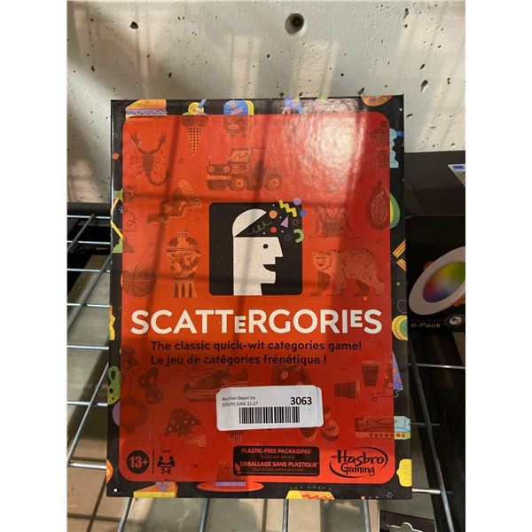 Scattergories classic quick wit categories game