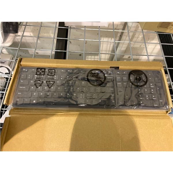 Dell black wired computer keyboard