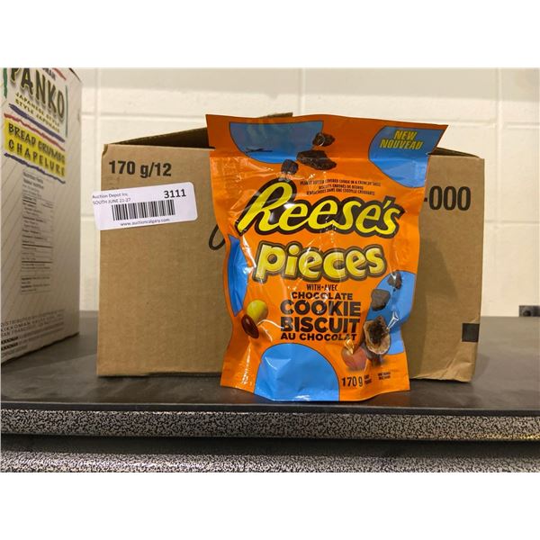 Reese's Pieces with Chocolate Cookie Biscuit (12 x 170g)