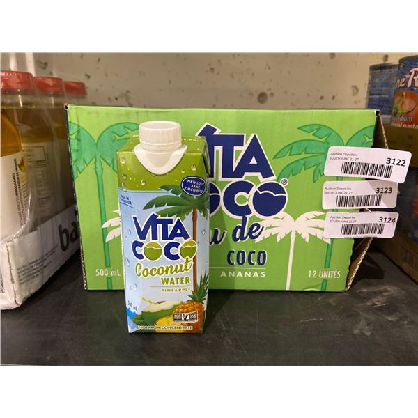 Vita Coco - Pineapple Flavoured Coconut Water (12 x 500ml)