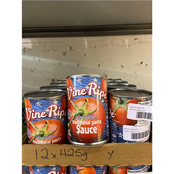 Vine Ripe - Low Sodium Traditional Pasta Sauce (12 x 425g)
