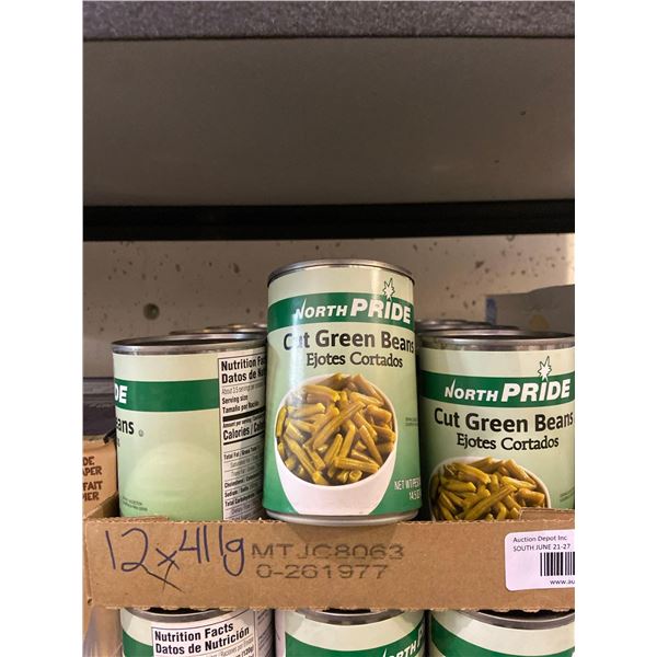North Pride - Cut Green Beans (12 x 411g)