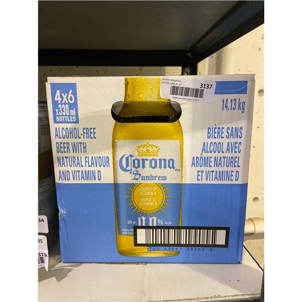 Corona Sunbrew 0.0%, Alcohol Free Beer (24 x 330ml)