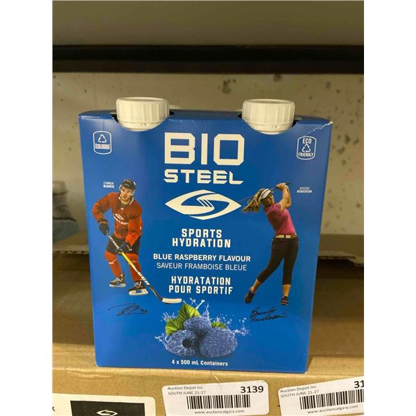 Biosteel - Sports Hydration Drink, Blueraspberry (4 x 500ml)