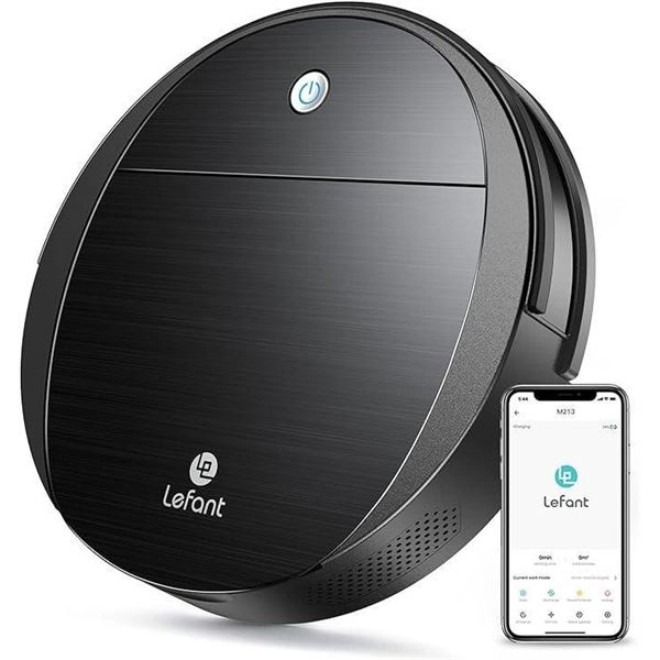 Lefant Robot Vacuums, 2200pa Suction with Small Body Design, WiFi/App/Alexa Control, Automatic Self-