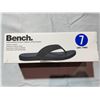 Image 1 : Bench Ladies Comfort Flip Flops 2 Piece Sole Traction Sole Padded Strap Size 7