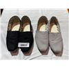 Image 1 : Lot of 2 Toms Shoes Grey & Black Size 8 Ladies