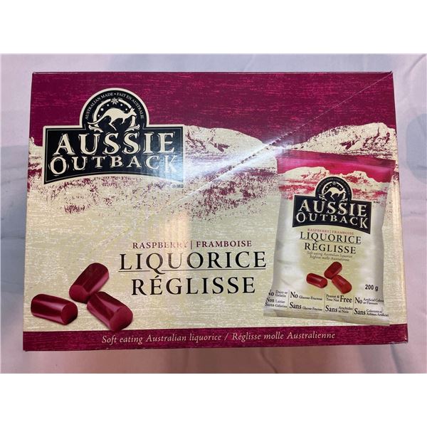 Aussie Outback Raspberry Liquorice 8 x 200g