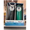 Image 1 : Thermo Flask Double-Wall Vacuum Insulated Stainless Steel Set of 2