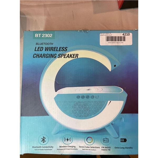 Bluetooth LED Wireless Charging Speaker