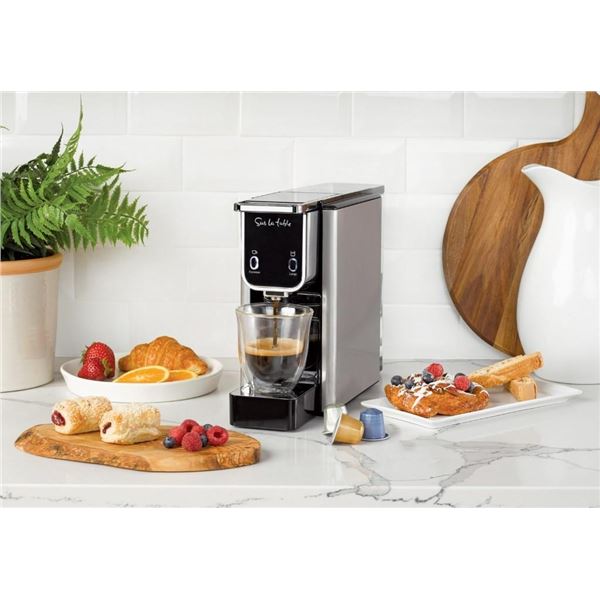 Sur La Table CAPSULE ESPRESSO MAKER WITH LED TOUCHSCREEN DISPLAY