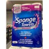 Image 1 : Sponge Towels Premium 12 Rolls Paper Towels