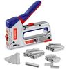 Image 1 : WORKPRO Heavy-Duty Staple Gun Kit, 4-in-1, Manual Brad Nailer with 3000 Staples and 1000 Brad Nails