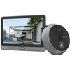Image 1 : EZVIZ Wireless Smart Peephole Doorbell Camera, 4.3-Inch Color Touch Screen, 166° View, 3-Month Batte