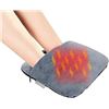 Image 1 : lomitech Foot Massage & Foot Warmer, Foot Heater Electric Vibration Massaging Soft Plush Micro Mink 