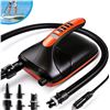 Image 1 : Tuomico 20 psi High Pressure Sup Electric Air Pump,Dual Stage Eletric Pump for Inflatable Stand up P