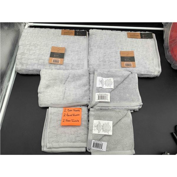 Paarizat Set of 6pc Bath Towels