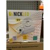 Image 2 : Nick LED 9W Nickled 4" IC Rated Round LED Recessed Downlight Pack of 4