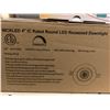 Image 3 : Nick LED 9W Nickled 4" IC Rated Round LED Recessed Downlight Pack of 4