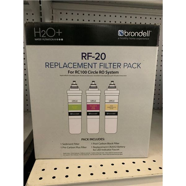 Brondell RF-20 Replacement Filter Pack